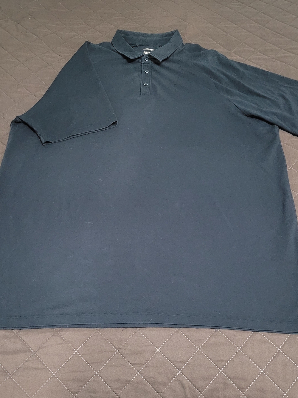 Apt. 9 Black Polo Short Sleeve Collared Shirt Men's Size XL